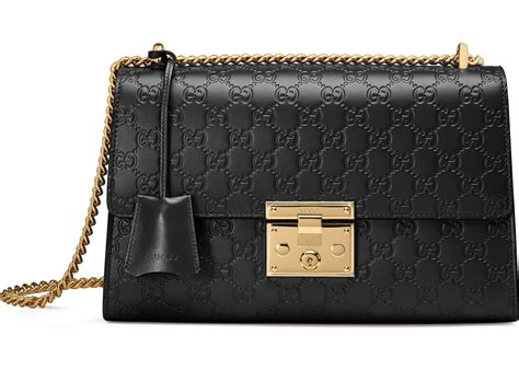 gucci all black padlock|genuine Gucci padlock bag.